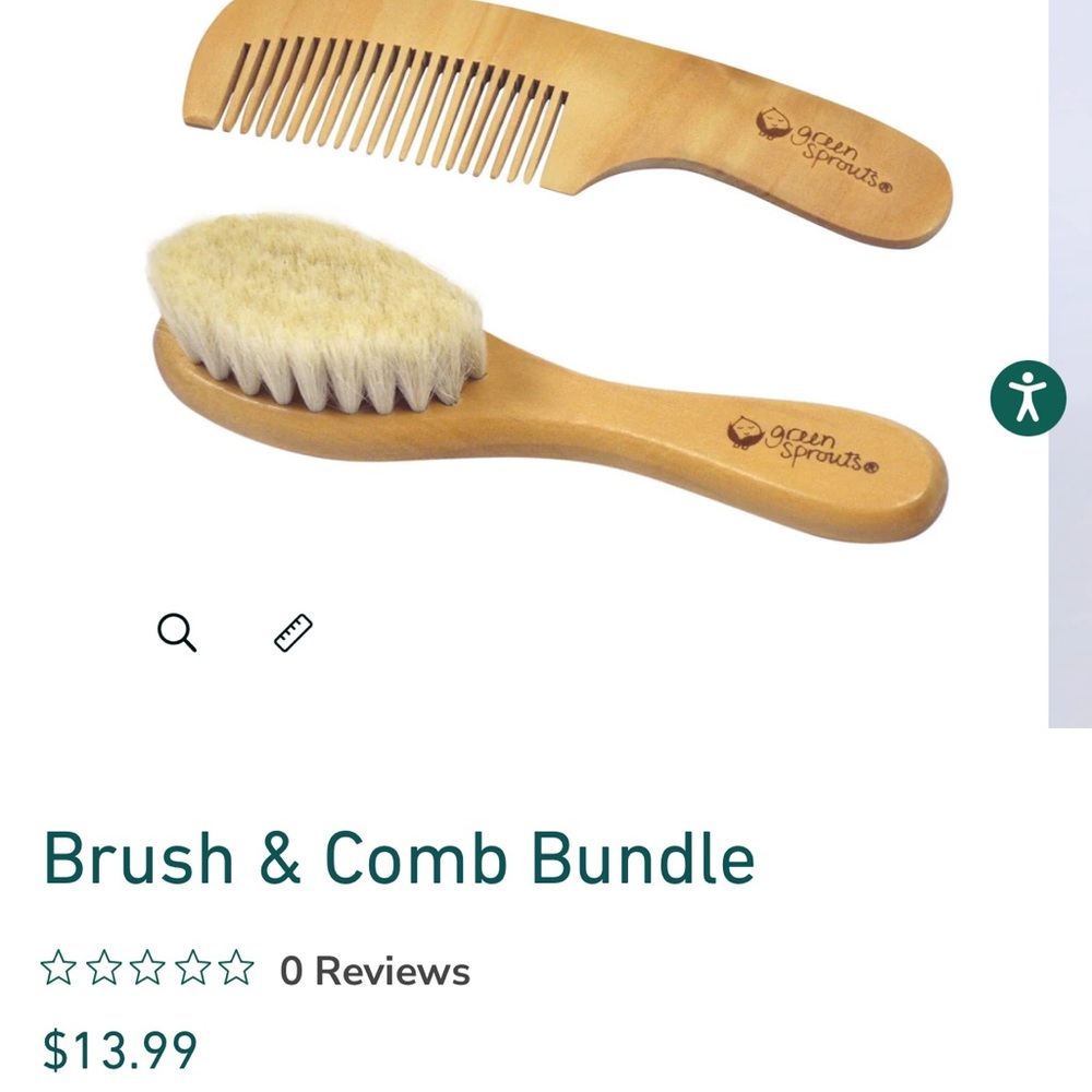 Green Sprouts Brush & Comb Bundle